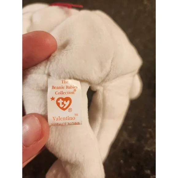 Ty Beanie Babies Valentino & Valentina Bears w/ Tags – '94 & '98 Brown Nose - Picture 12 of 13